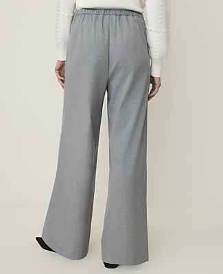 Petite Weekend Easy Fit Wide-Leg Pant