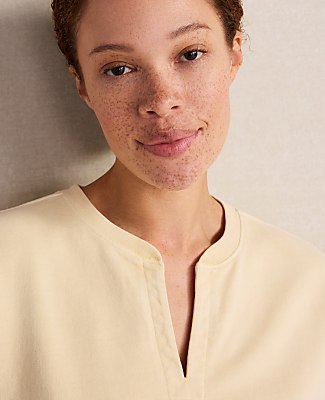Haven Well Within Garment-Dyed Organic Cotton Terry Tee