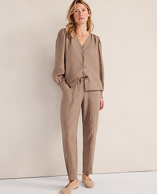 Haven Well Within Linen V-Neck Blouse