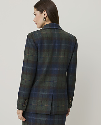 The Plaid Longline Blazer