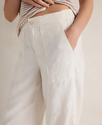 Haven Well Within Heavyweight Linen Wide Leg Pants