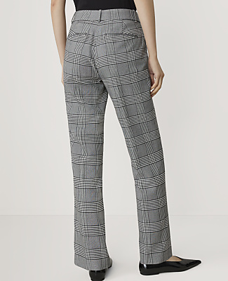 The Petite Houndstooth Straight Pant — Curvy Fit