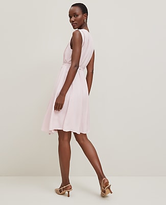 Belted Flare Dress
