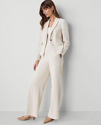 The Shorter Single Button Blazer in Fluid Crepe