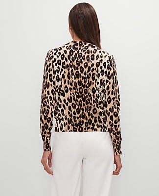 Animal Print Ann Cardigan