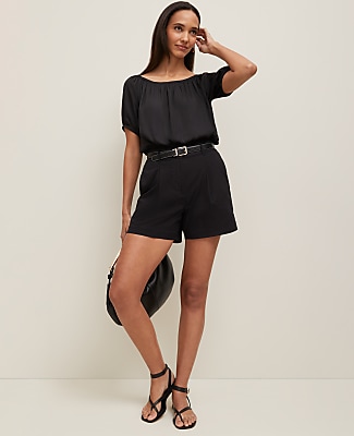 Petite Bubble Hem Top