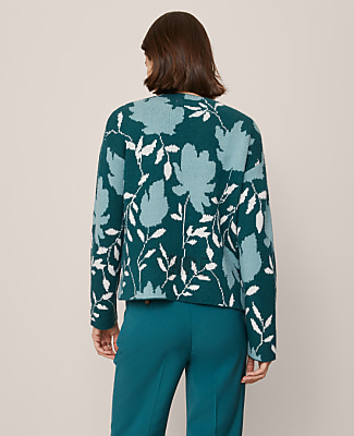 Floral Jacquard Sweater