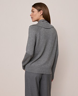 Weekend Layered Mock Neck Sweater
