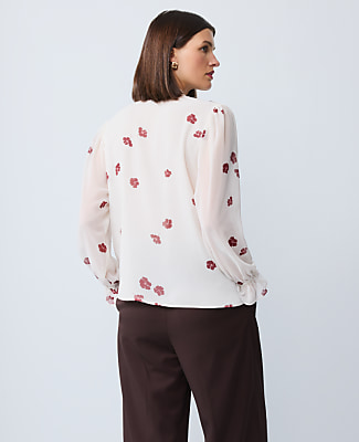 Floral Ruffle Shirt