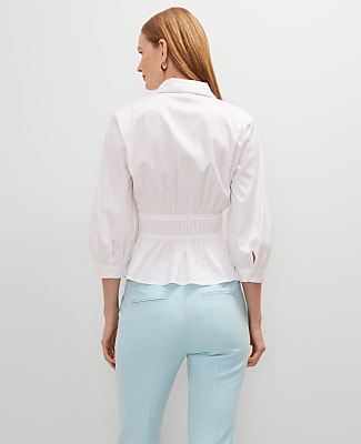 Petite Collared Blouse