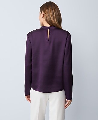 Asymmetric Satin Top