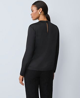 Asymmetric Satin Top