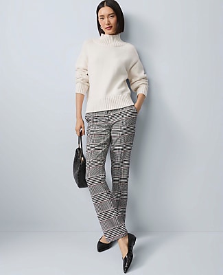 Ribbed Mock Neck Sweater