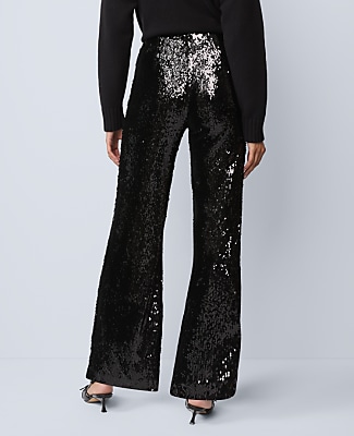 The Perfect Wide-Leg Pant in Sequin