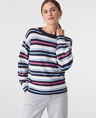 Striped Crew Neck Sweater