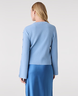 Button Ribbed Sweater