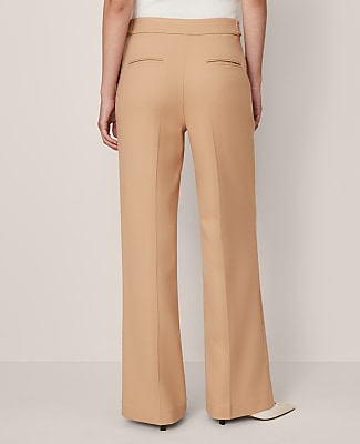 The Tailored Wide-Leg Trouser - Cafe Au Lait