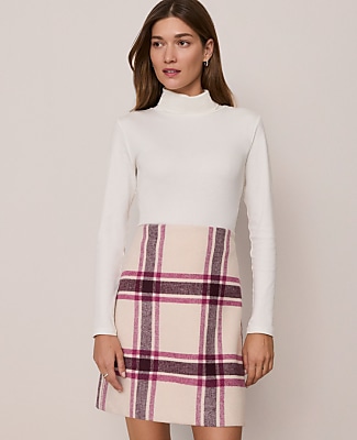 Petite Weekend Plaid Mini Skirt