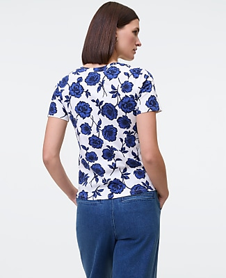 Floral Crew Neck Tee