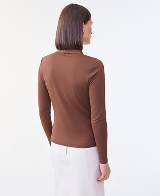Draped Wrap Blouse