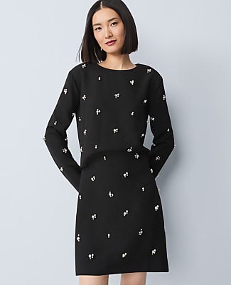 Petite Embellished A-Line Skirt