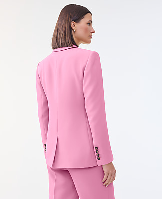 The Cutaway Blazer in Fluid Crepe