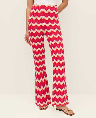 Chevron Crochet Sweater Pant