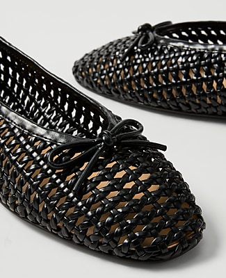 Weekend Woven Bow Ballet Flat