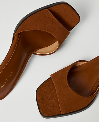 Suede Mule Sandal