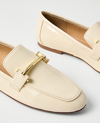 Chain Embellished Patent Loafer