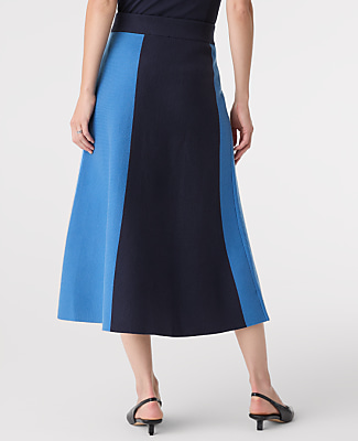 Petite Colorblock Sweater Skirt