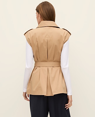 Belted Trench Vest