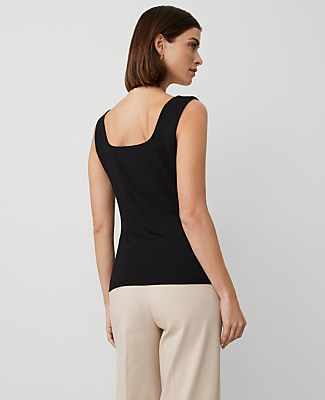 Petite Square Neck Tank Top