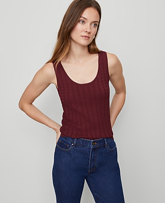 Mixed Cable Sweater Shell