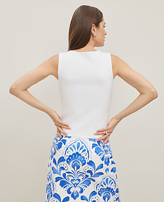 Petite Crew Neck Shell
