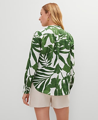 Floral Linen Perfect Shirt