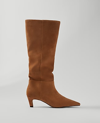 Ann Taylor Suede Tall Boot
