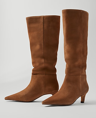 Suede Tall Boot