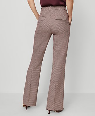 The Slim Flare Trouser in Houndstooth