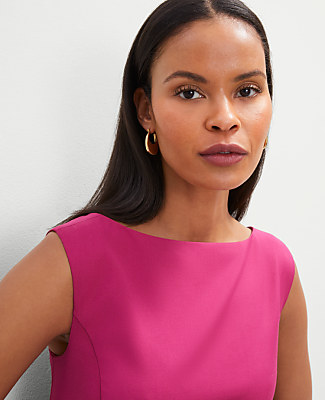 The Petite Cap Sleeve Shift Dress