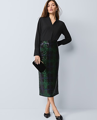 Pleat Neck Blouse