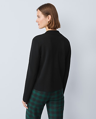 Collared Sweater Jacket