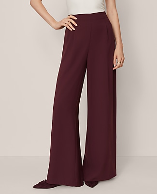 The Dramatic Wide-Leg Pant in Crepe