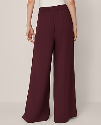 The Dramatic Wide-Leg Pant in Crepe