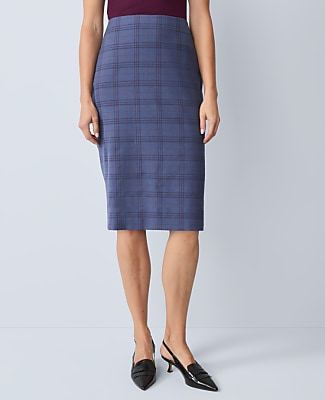 The Pencil Skirt in Plaid