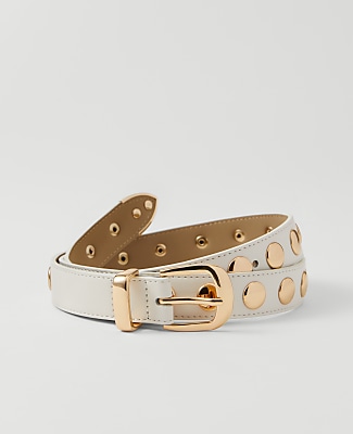 Ann Taylor Leather Studded Belt
