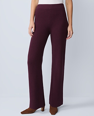 Weekend Collection Waffle Sweater Pant