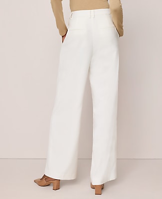 The Side Button Wide-Leg Pant