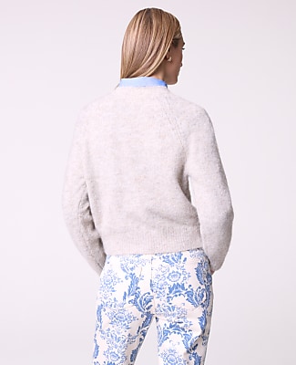 Weekend Cozy Crew Neck Cardigan