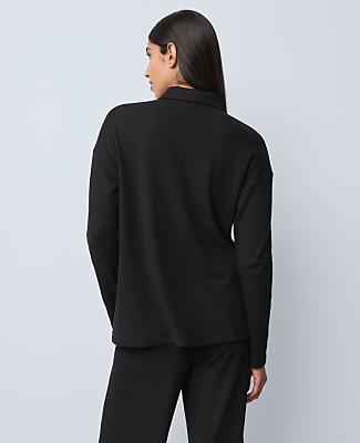 Waffle Henley Lounge Top